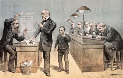 Mr Gladstone and His Clerks, from 